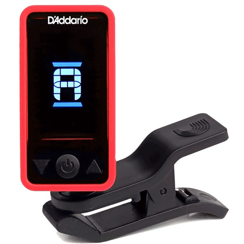 D'Addario Eclipse Clip On Tuner, Red - A Strings